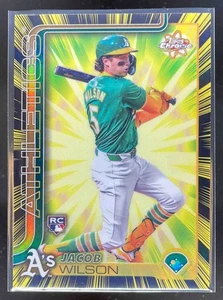 2025 TOPPS CHROME JACOB WILSON RADIATING ROOKIE RC SSP - Picture 1 of 1