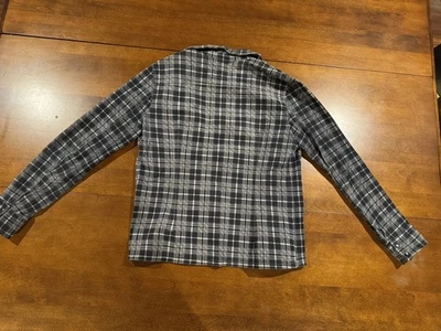 AllSaints Mens ALCHEMY Leather Shirt Jacket MEDIUM suede Biker All Saints - Image 1 of 4