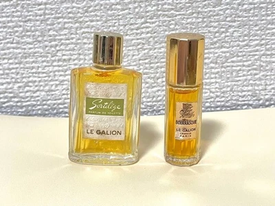 Vintage LE GALION Sortilege Bourrasque Discontinued Parfum 2 Flakon Set Duo - Bild 1 von 2