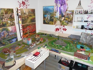 Modelleisenbahn spur TT Anlage Tillig Bettungsgleiß - Bild 1 von 18