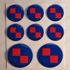 Pegatinas Croatia Cockade 3D Roundel Resina Cúpula Adhesivo de la Fuerza Aérea - Imagen 1 de 1