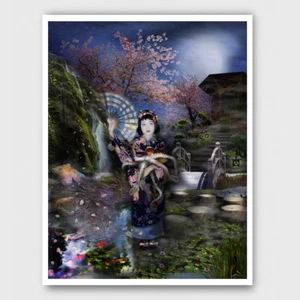 Mizuko In Her Octopus Garden art print - Picture 1 of 3
