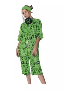 Billie Eilish Classic Green Costume Halloween Set For kids Or Teens XL 14-16 NEW - Picture 1 of 6