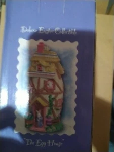 Seasonal Specialties Deluxe Easter Collectible Egg House 1995 Bunnies T17 - Picture 1 of 1