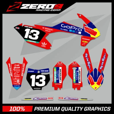 CUSTOM MX GRAPHICS KIT: GASGAS MOTOCROSS GRAPHICS MC 85 2021 - 2022 PRO GO - Image 1 of 4