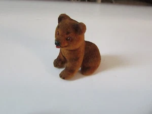 Vintage Wagner Kunstlerschutz Flocked BEAR CUB  , monkey head West Germany - Picture 1 of 4
