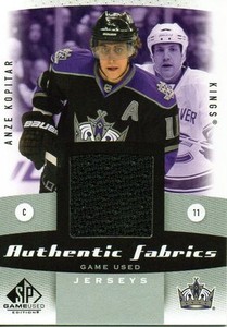 Anze Kopitar 10/11 SP Game Used Authentic Fabrics #AF-AK
