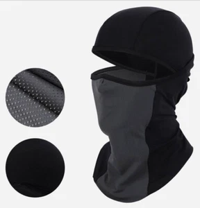 Máscara facial completa transpirable a prueba de viento protección UV pasamontañas seda hielo West Biking - Imagen 1 de 3