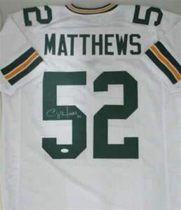 Packers CLAY MATTHEWS Signed Custom Replica White Jersey AUTO - JSA - Picture 1 of 1