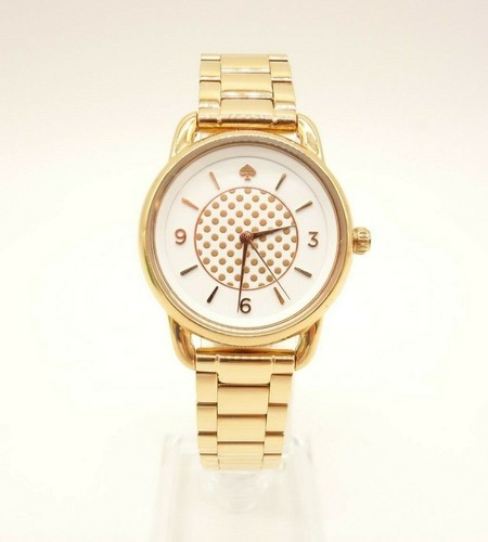 NUOVO Orologio Kate Spade Boatho Donna Oro Cinturino Acciaio Inox KSW1167 $250