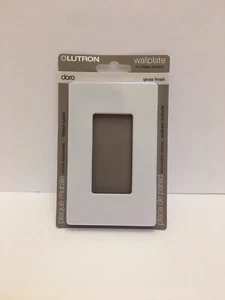 Lutron CW-1-WH Wall Plate Gloss White No Visible Screws - BRAND NEW IN PACKAGE - Picture 1 of 2