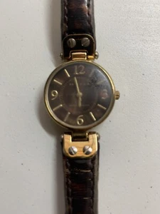 Anne Klein AK/1352 Wrist Watch Untested Vintage Womens Leather Band As Is - Picture 1 of 7