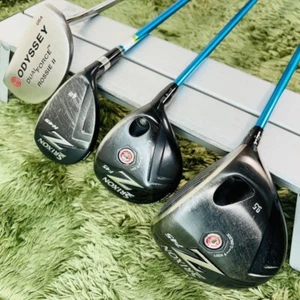 SRIXON Z745 12-piece Men's Golf Set 1W.5W.4UT.5-9.PW.52°.58°.Pt Right Carbon - Picture 1 of 8