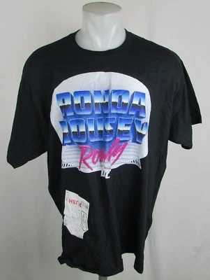 Camiseta de manga corta para hombre Ronda Rousey UFC negra defectuosa Foto 1 de 4