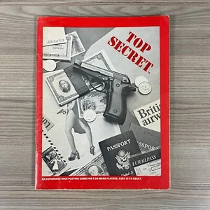 TOP SECRET 2ND PRINTING ESPIONAGE RPG ROLEPLAY 1980 TSR RULEBOOK SOURCE BOOK - Picture 1 of 9