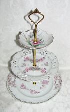 Custom Three Tier Cake Stand Made With Antique Plates Tea Party