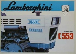 Prospekt Brochure Lamborghini C 553 Öl AGIP F1 Traktor Traktoren Prospekt - Bild 1 von 1