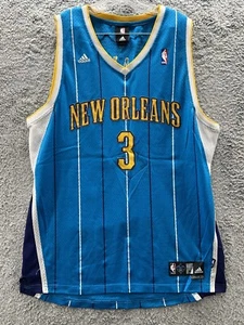 Adidas CHRIS PAUL JERSEY #3 Blue New Orleans Hornets YOUTH Size XL - Picture 1 of 6