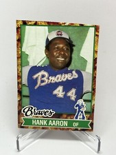 1982 Topps Cracker Jack Food Issue Hank Aaron #9 HOF