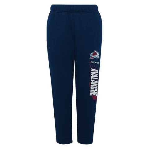 Youth Navy Colorado Avalanche Power Move Fleece Pants Cover