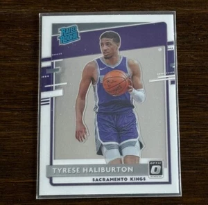 Tyrese Haliburton #162 Rated Rookie RC 2020-21 Donruss Optic Basketball Kings - Picture 1 of 3