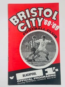 Bristol City V Blackpool 1968/69 15-03-1969 división 2 - Imagen 1 de 1