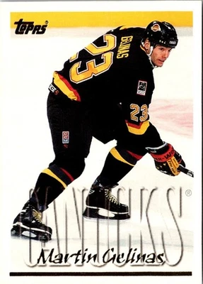 1995 Topps Martin Gelinas #176 Vancouver Canucks Hockey Card - Image 1 of 2
