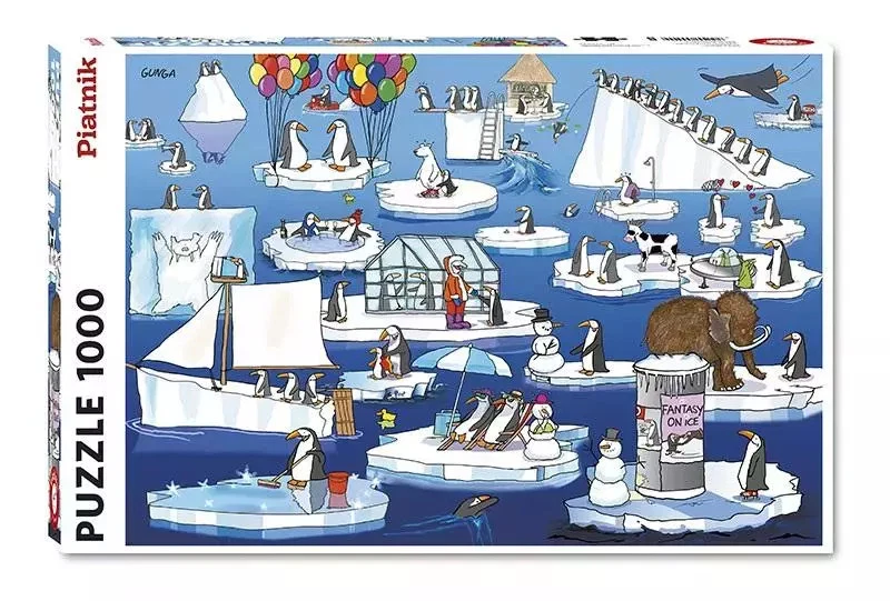 9001890555442 Puzzle 1000 Gunga, Życie Na Antarktyce PIATNIK Piatnik - Изображение 1 из 1