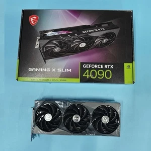 (FOR PARTS) MSI RTX 4090 GAMING X Slim GPU (No Core & VRAM) *AS IS* - Afbeelding 1 van 1