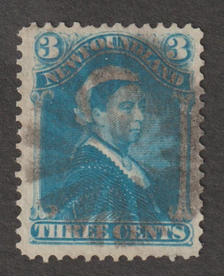 Canada Newfoundland Scott 49 used Fancy cancel - Image 1 of 2