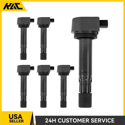 6x Bobina de encendido para Honda Pilot 2010-13 Acura MDX 2013-15 Acura RDX 2009-15 Foto 1 de 4