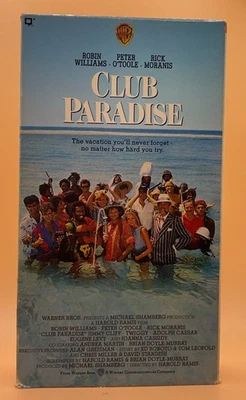 Club Paradise VHS 1987 Robin Williams **Buy 2 Get 1 Free** - Image 1 of 3