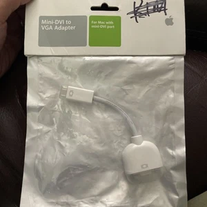 Mini-DVI zu DVI Adapter für Mac mit DVI Port Apple NOS, Neu -- M9320G/A - Bild 1 von 3
