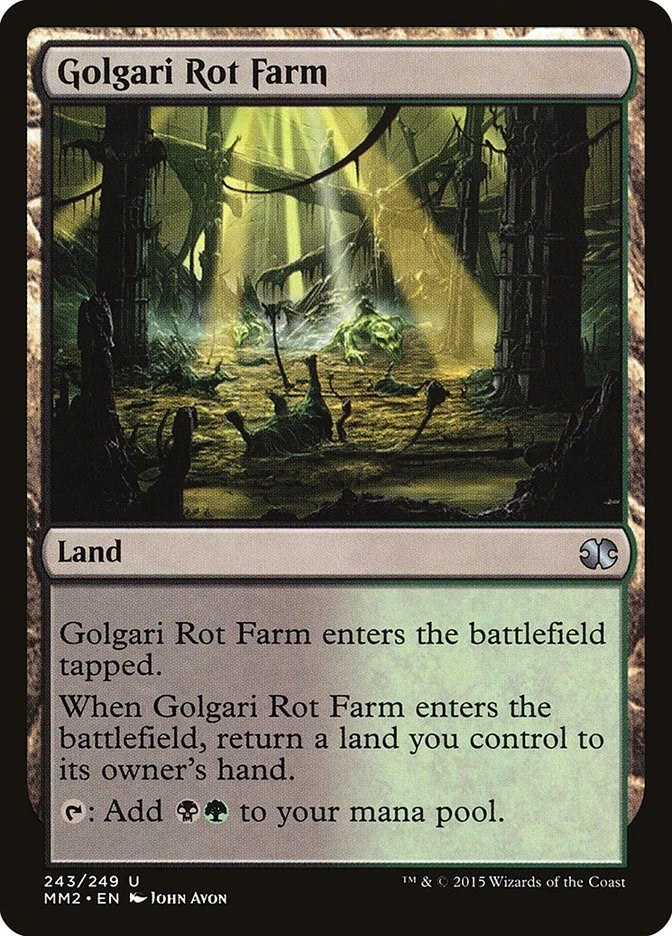 Golgari Rot Farm 243 LP Normal Modern Masters 2015 MTG EN - Image 1 of 1