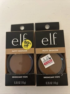 e.l.f. Putty Bronzer Tan Lines 0.35 Oz Bronzant Pate Sealed In Box Lot Of 2 - Picture 1 of 4