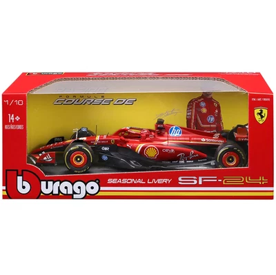 Maisto 1:18 Ferrari SF-24 Charles Leclerc 2024 Seasonal Livery Diecast Car - Image 1 of 4