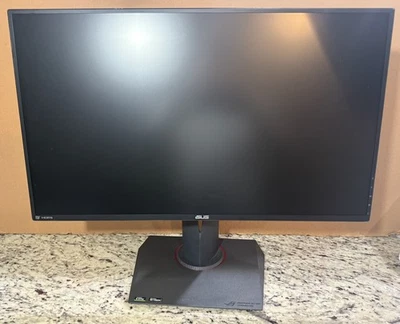 ASUS ROG Swift PG278Q 27-inch Gaming Monitor 2K 2560x1440p Light use with stand - Image 1 of 4