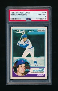 1983 OPC #83, Ryne Sandberg RC PSA 8 NM-MT - Picture 1 of 2