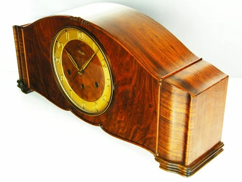 WESTMINSTER ART DECO DESIGN CHIMING MANTEL CLOCK FROM KIENZLE GERMANY Cover