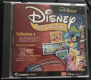 Disney Print Creations Collection I PC CD~ 6,000+ Disney Images ~ Mickey, Minnie - Picture 1 of 2