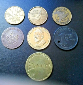 Moneda de bolsillo de transferencia Boy Scouts Be Prepared y otras 6 fichas ENVÍO GRATUITO - Imagen 1 de 20
