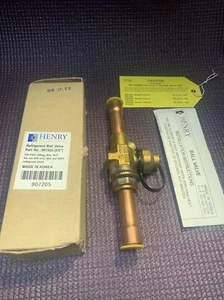 Henry 907205 Válvula de bola 5/8 pulgadas 700 PSIG 480 BAR para refrigeración NUEVO - Imagen 1 de 3