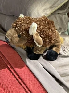 Ganz Webkinz Buffalo Plush Brown Soft Stuffed Animal Toy - Picture 1 of 24