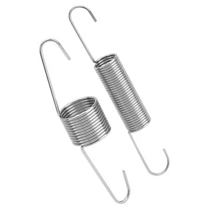 Throttle Return Spring Bracket with Dual Springs Kit Stainless Steel Chrome For - Foto 1 di 12