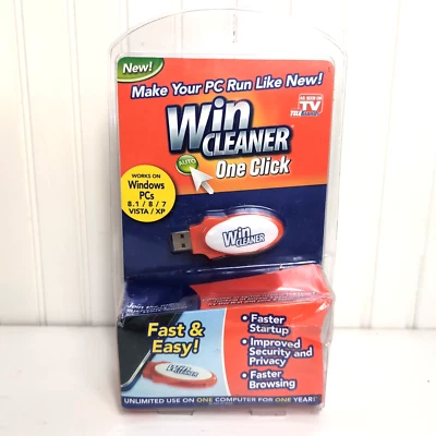 Win Cleaner One Click Professional USB Computer Clean Repair for PC, Laptop - Image 1 of 4