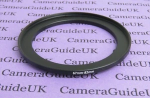 67 mm a 82 mm macho-hembra filtro paso a paso adaptador 67 mm-82 mm - Imagen 1 de 2