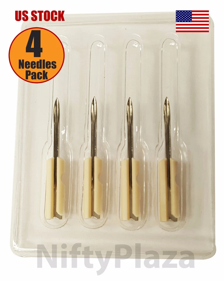 4 Pack Needles for Avery Dennison Fine Fabric Mark III Tagging Gun 08944 Plastic