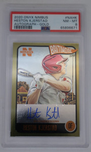 2020 Onyx Nimbus Baseball Auto /50 Baltimore Orioles - PSA 8 - HESTON KJERSTAD