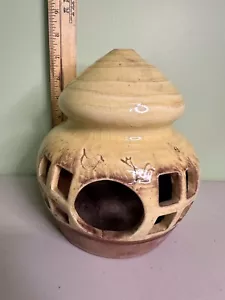 Beautiful Clay Outdoor Candle Vase - Picture 1 of 5