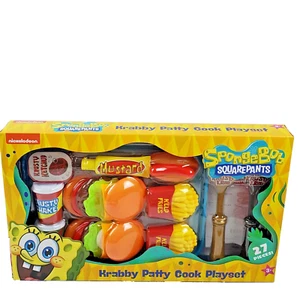 Nickelodeon SpongeBob Squarepants Krusty Krab Krabby Patty Pretend Cook Playset - Picture 1 of 10